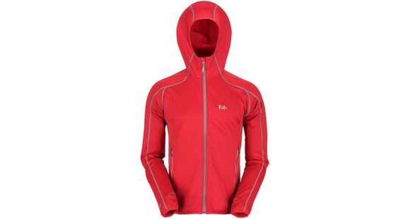 Rab Power Stretch Hoodie - Men's-Cayenne-X-Large