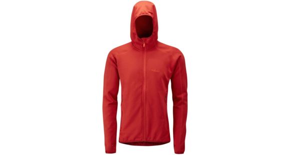 Rab Power Stretch Hoodie - Men's-Rust-Large