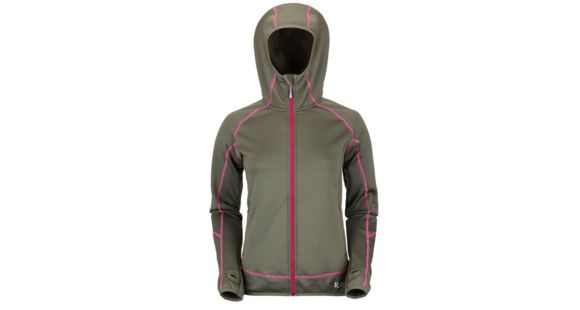 Shed, Rab Womens Power Stretch Hoodie, Camo, 12, QFE-48-CM-12-DEMO