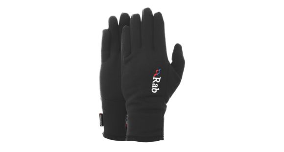 Rab Power Stretch Pro Glove - Men's, Black, Small, QAG-48-BL-S