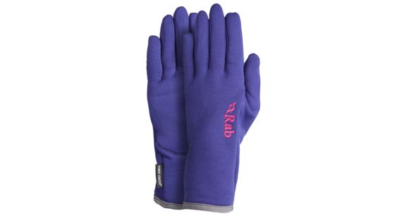 Rab Power Stretch Pro Glove - Women's, Indigo, Small, QAG-65-IN-S