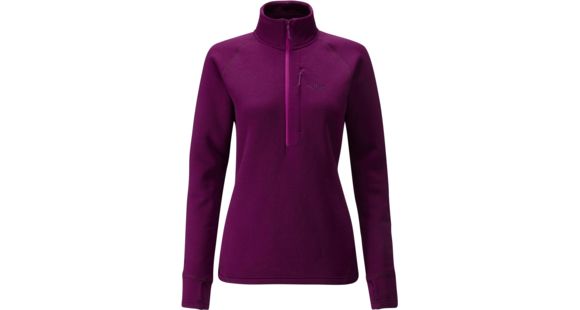 Rab Power Stretch Pro Pull-On Jacket - Women's, Berry, Large, QFE-63-BY-14