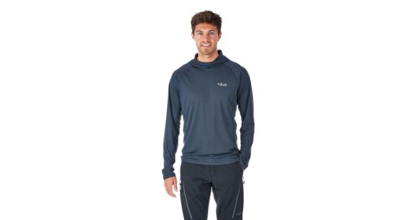 Rab Pulse Hoody - Men's, Ebony, Medium, QBU-75-EB-M