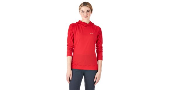Rab Pulse Hoody - Women's, Ruby, 12, QBU-76-RU-12