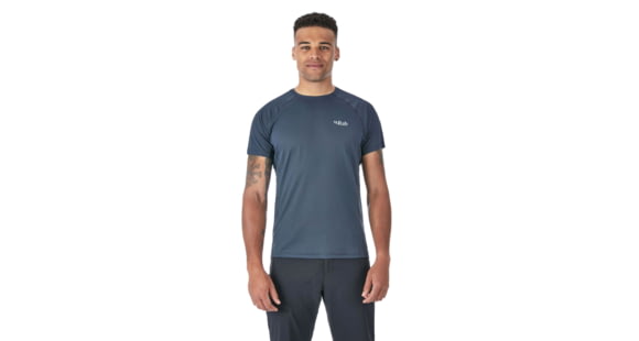 Rab Pulse SS Tee - Men's, Ebony, Medium, QBU-79-EB-M