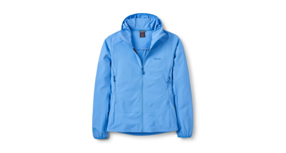 Rab Borealis Hooded Jacket - Women's, Bluebird, 12/Medium, QWS-77-BBD-12