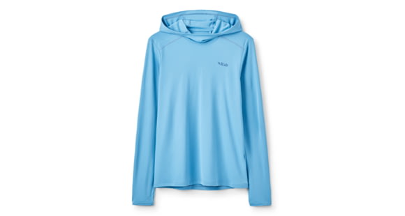 Rab Force Hoody - Women's, Bluebird, 10/Small, QCC-21-BBD-10