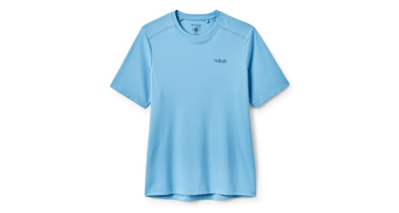 Rab Force Tee - Women's, Bluebird, 10/Small, QCC-25-BBD-10