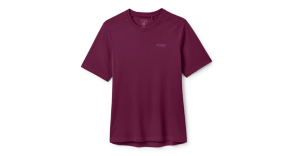 Rab Force Tee - Women's, Mulberry, 14/Large, QCC-25-MUL-14