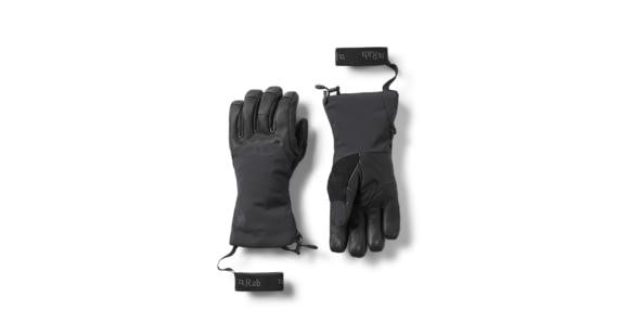 Rab Guide GTX Gauntlets Gloves - Men's, Black, Large, QAJ-45-BLK-LRG