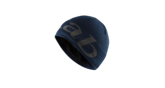 Rab Logo Beanie - Unisex, Deep Ink, One Size, QAA-09-DI-U