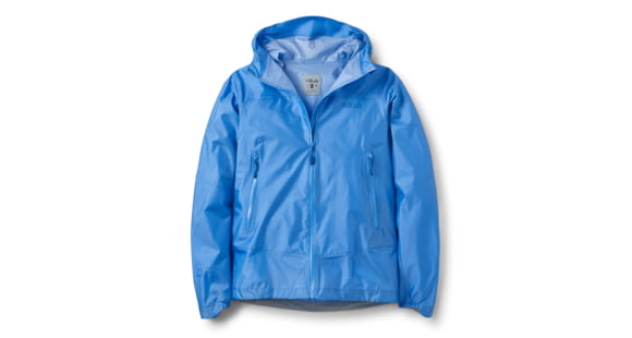 Rab Phantom Mountain Waterproof Jacket - Women's, Bluebird, 12/Medium, QWI-72-BBD-12