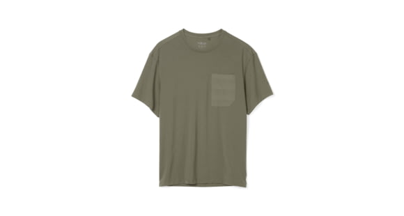 Rab Rivelin Pocket Tee - Men's, Light Khaki, Extra Large, QBL-75-LKH-XLG