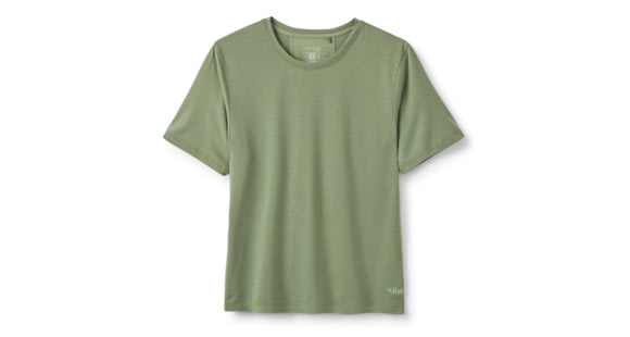 Rab Rivelin Tee - Women's, Dark Fig Green, 10/Small, QCC-37-DFG-10