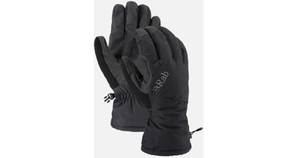 Rab Storm Gloves, Black, Small, QAH-85-BL-S