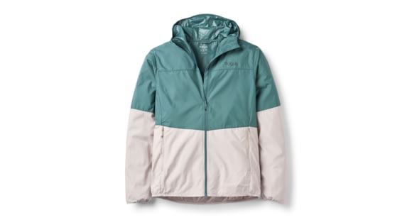 Rab Windgather Hooded Jacket - Men's, Sage/Pebble, Medium, QWS-84-SPL-MED