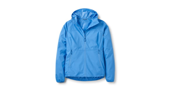 Rab Windgather Hooded Jacket - Women's, Bluebird, 12/Medium, QWS-85-BBD-12