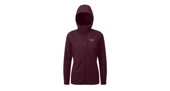 Demo, Rab Salvo Jacket - Women's, Eggplant/Maroon, Medium, QFU-25-EG-12