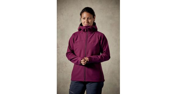 Rab Salvo Jacket - Women's, Berry/ Tayberry, 8, QFT-53-BY-08