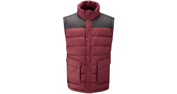 Rab Sanctuary Vest - Men's-Rootbeer/Anthracite-Large