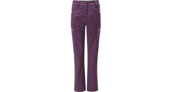 Rab Sawtooth Pants - Women's Long Inseam, Eggplant, 12, QFT-31-EG-12-XL