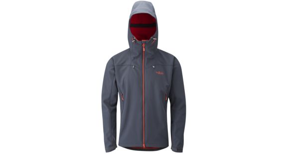 Rab Sentinel Jacket - Men's-Ebony/Oxide-X-Large