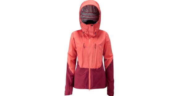 Rab Sharp Edge Jacket - Women's, Passata/ Rococco, Medium, QWG-08-PA-12-DEMO