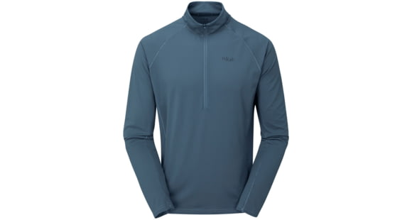 Rab Sonic Long Sleeve Zip - Mens, Orion Blue, Large, QBL-03-ORB-LRG