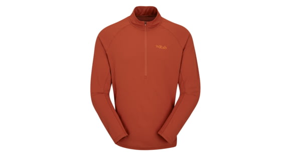 Rab Sonic Long-Sleeve Zip - Men's, Red Clay, Small, QBL-03-RCY-SML