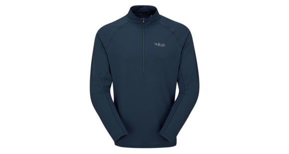 Rab Sonic Long-Sleeve Zip - Men's, Tempest Blue, Extra Large, QBL-03-TMB-XLG