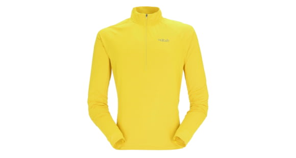 Rab Sonic Long Sleeve Zip - Mens, Zest, Extra Large, QBL-03-ZES-XLG