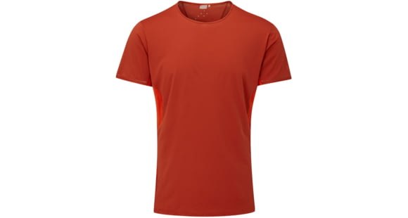 Rab Sonic Ultra Tee - Mens, Red Clay/Firecracker, Extra Large, QBL-18-RFC-XLG