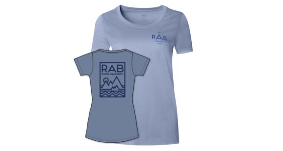Rab Stance Geo Short Sleeve Tee - Women's, Thistle, 8, QCB-12-TH-08