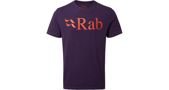 Rab Stance Logo Short Sleeve Tee - Men's, Purple Quartz, Extra Large, QCB-08-PQ-XL