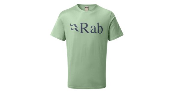 Rab Stance Logo Short Sleeve Tee - Men's, Silverpine, Extra Large, QCB-08-SI-XL