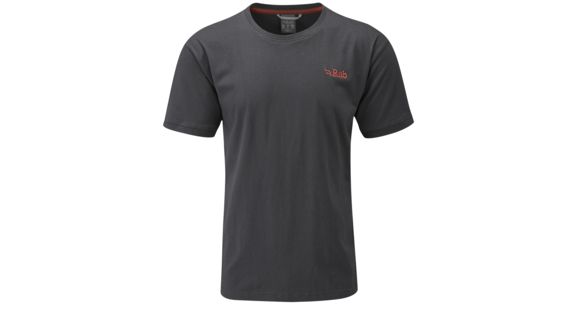Rab Stance Short Sleeve Tee - Men's, Anthracite, Large, QBT-91-AH-L