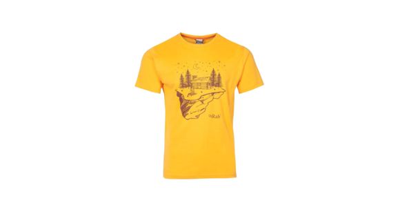 Rab Stance Short Sleeve Tee - Men's, Gold, Small, QBT-91-GO-S
