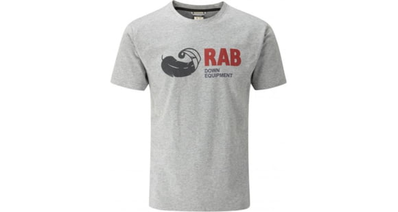 Rab Stance Short Sleeve Tee - Men's, Grey, Extra Large, QBT-91-GY-XL