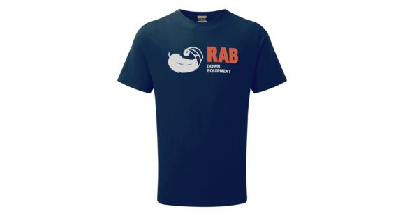 Rab Stance Vintage Short Sleeve Tee - Men's, Ink, Large, QCB-13-IN-L