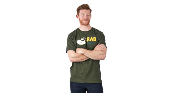 Rab Stance Vintage SS Tee - Men's, Army, Large, QCB-13-AR-L