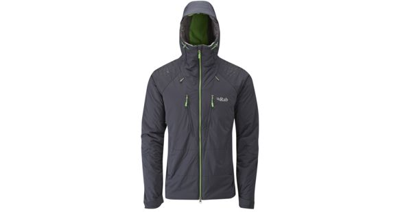 Rab Strata Guide Jacket - Men's-Ebony/Wasabi-XX-Large