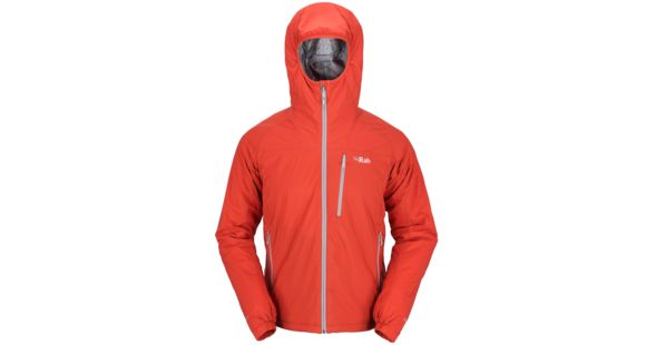 Rab Strata Hoodie - Men's-Rust/Zinc-Small