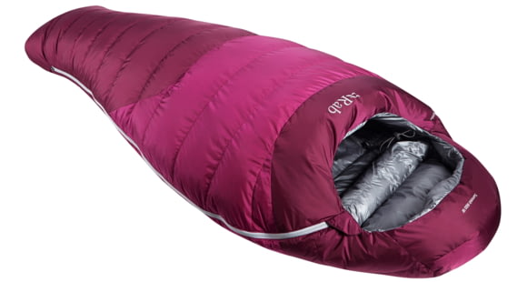 Rab Summit 600 Sleeping Bag 650 Down Womens, Anemore, Regular, QSM-42-LZ