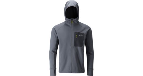 Rab Superflux Hoody - Mens, Steel, Large, QFE-65-ST-L