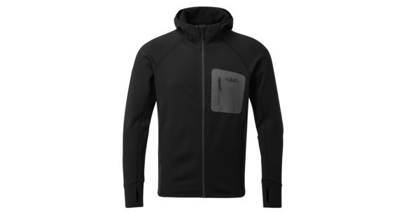Rab Superflux Hoody - Men's, Black, Extra Large, QFE-65-BL-XL