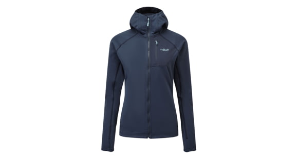 Rab Superflux Hoody - Women's, Deep Ink, 14, QFE-90-DI-14