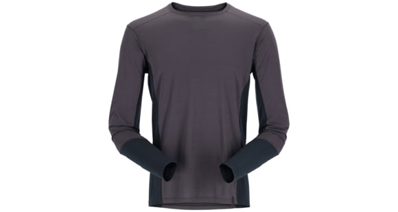 Rab Syncrino Base LS Tee - Men's, Graphene, Extra Large, QBL-32-GRH-XLG