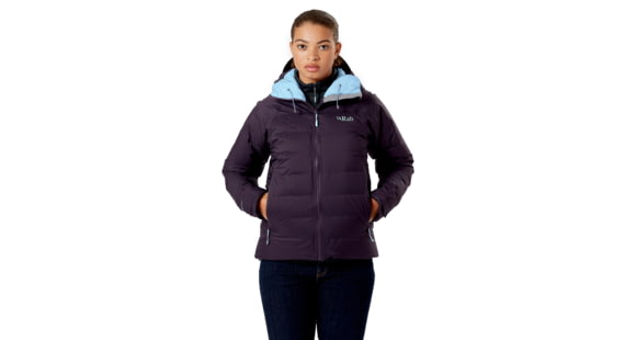 Rab Valiance Jacket - Women's, Fig, Large, QDN-63-FI-14