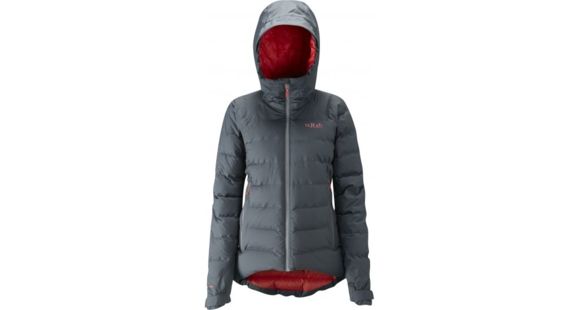 Rab Valiance Jacket - Women's, Steel/ Passata, Extra Small, QDN-63-ST-08