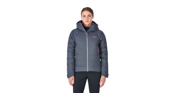 Rab Valiance Jacket Women's - Women's, Steel/Passata, 10, QDN-63-ST-10